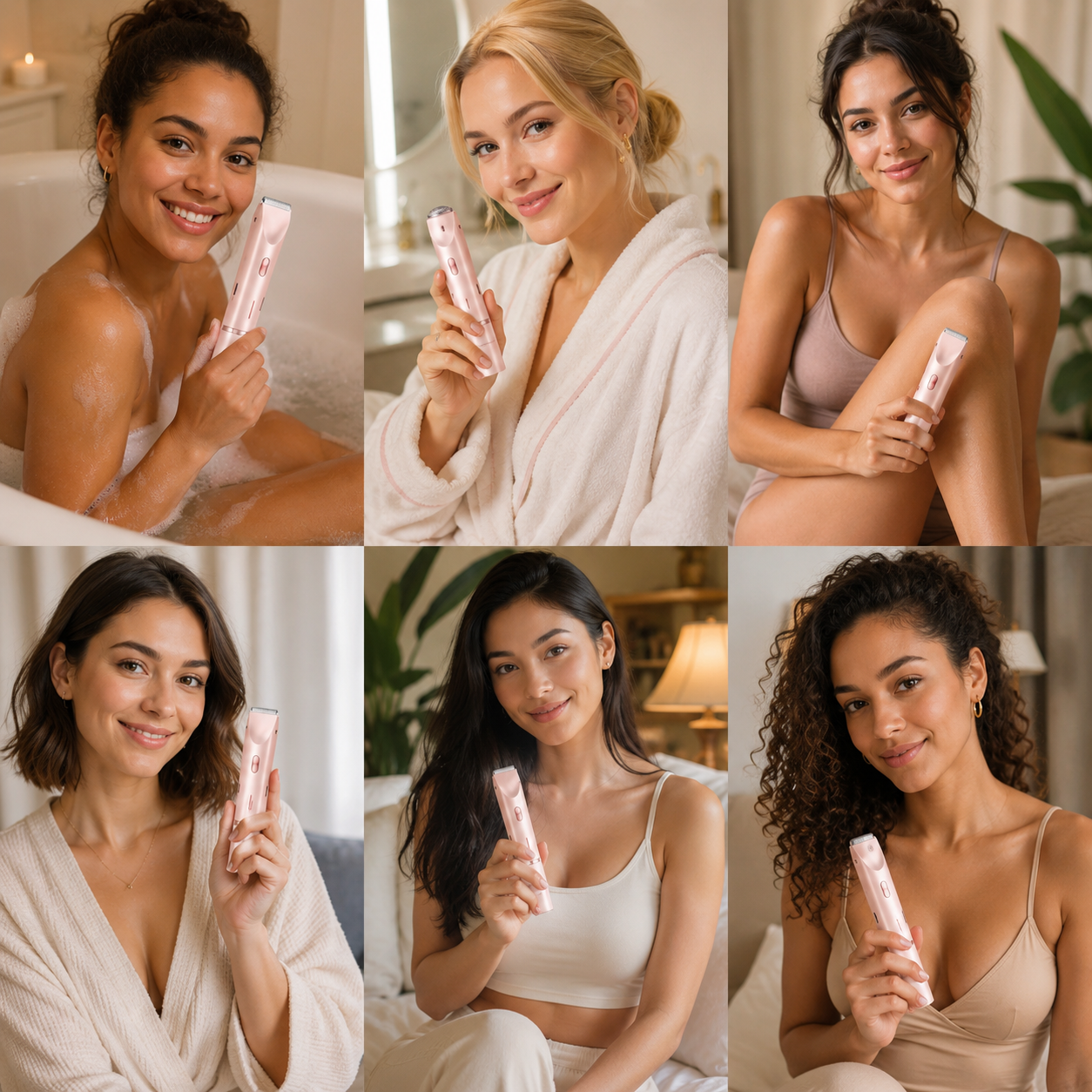 Multiple women holding and using Smoovi